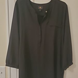 JM Collection blouse in black XXL